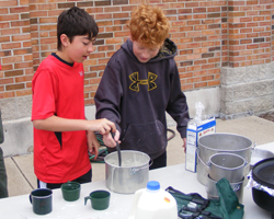 New Scout Camp-in, Knox Presbyterian Church, April 5, 2013